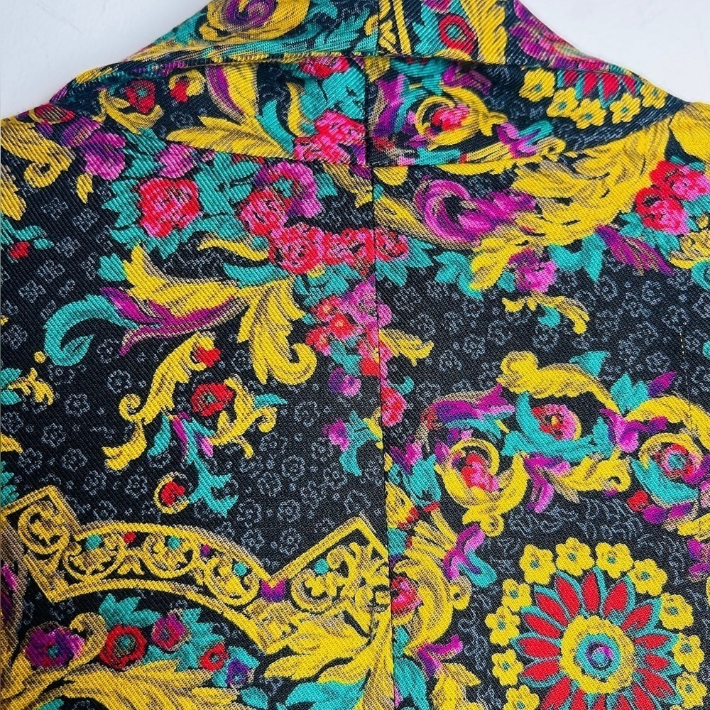Vintage colorful  Evan piccone colorful blazer 18 - Picture 8 of 9